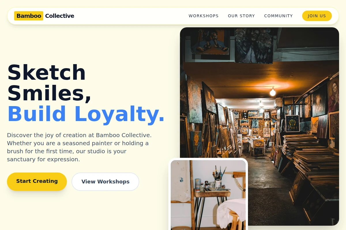 Cheerful Art Studio