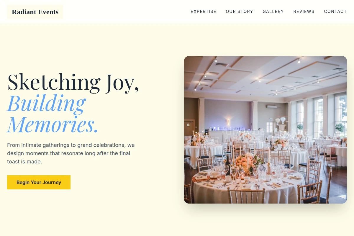 Radiant Event Planning
