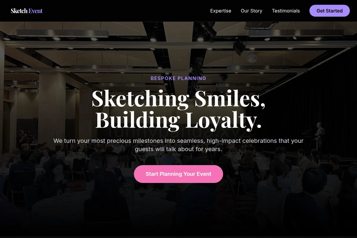 Sketch Event Planning